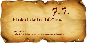 Finkelstein Tímea névjegykártya